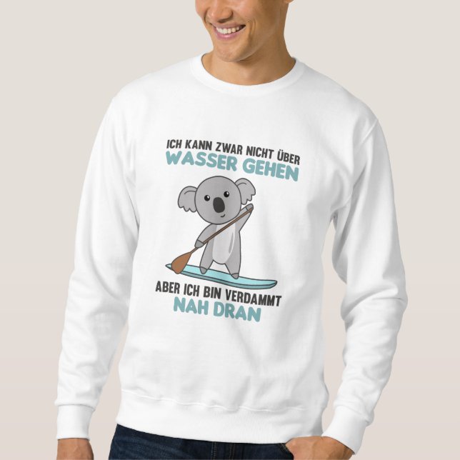 Sudadera Levántate Con El Gente Gracioso De Koala (Anverso)