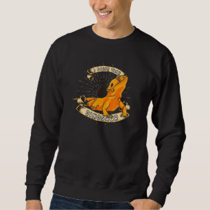 Sudadera Levanto un dragón con barba de dinosaurios