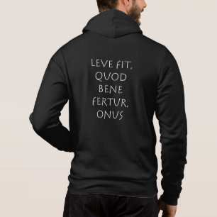 Sudadera Leve fit quod bene fertur onus
