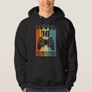 Sudadera Level 14 Video Gamer desbloqueado 14th Birthday Gi