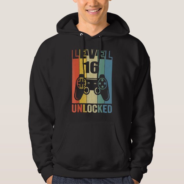 Sudadera Level 14 Video Gamer desbloqueado 14th Birthday Gi (Anverso)