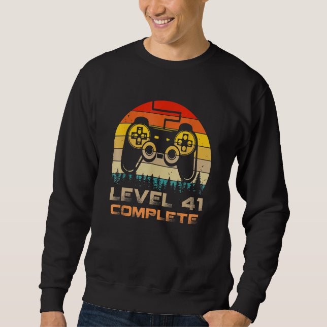 Sudadera Level 41 Complete  Celebrate 41st Wedding Annivers (Anverso)