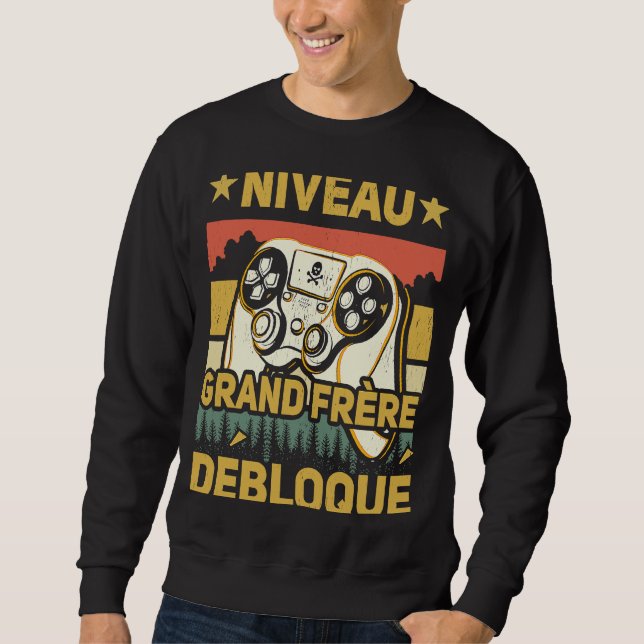 Sudadera Level Big Brother Unlocked Gamaming Brother (Anverso)