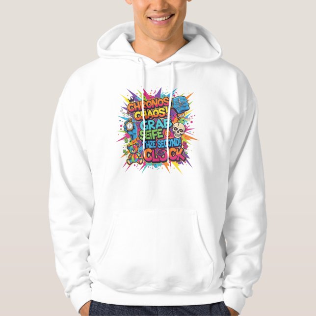 Sudadera "Level Up Retro Gamer Hoodie" (Anverso)