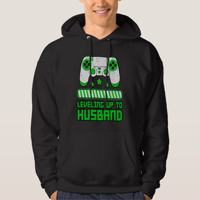 Sudadera Leveling Up To Husband Gamer Boyfriend Game Contro (Anverso)