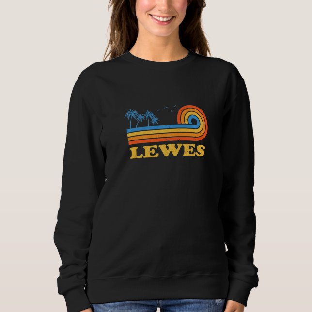 Sudadera Lewes Delaware Summer De Tropical Lewesian Floral (Anverso)