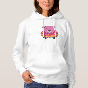 Sudadera Ley del oso rosa dulce Donut Bärchen dulce rosa