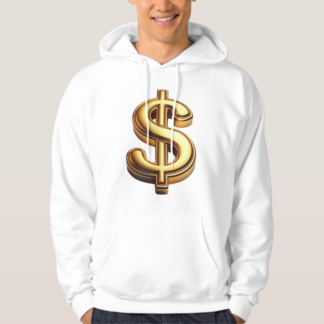 Sudadera Ley del Rótulo del oro de la atracción (Anverso)