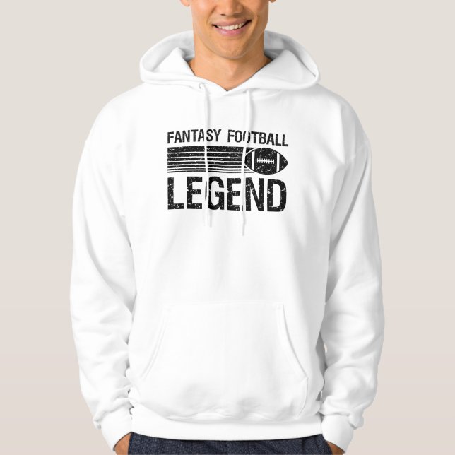 Sudadera Leyenda 1 del fútbol de la fantasía (Anverso)