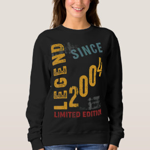 Sudadera Leyenda 2004 Cumpleaños de 18 años