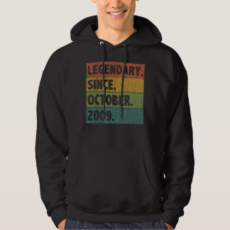 Sudadera Leyenda de 13 años desde octubre de 2009 13º nacim