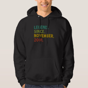 Sudadera Leyenda de 21 años desde noviembre de 2001