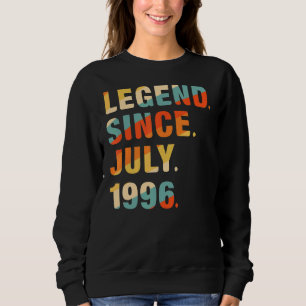 Sudadera Leyenda de 26 años desde julio de 1996