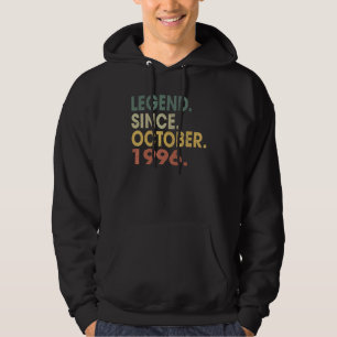 Sudadera Leyenda de 26 años desde octubre de 1996 26º nacim