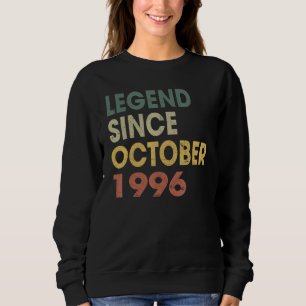 Sudadera Leyenda de 26 años desde octubre de 1996 26º nacim