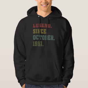 Sudadera Leyenda de 31 años desde octubre de 1991