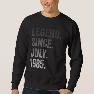 Sudadera Leyenda de 37 años desde julio de 1985
