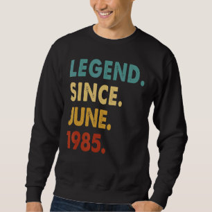 Sudadera Leyenda de 37 años desde junio de 1985