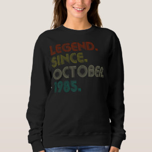 Sudadera Leyenda de 37 años desde octubre de 1985