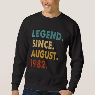 Sudadera Leyenda de 40 años desde agosto de 1982