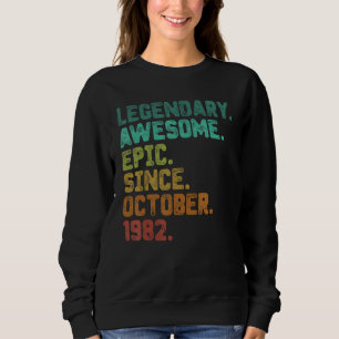Sudadera Leyenda de 40 años desde octubre de 1982