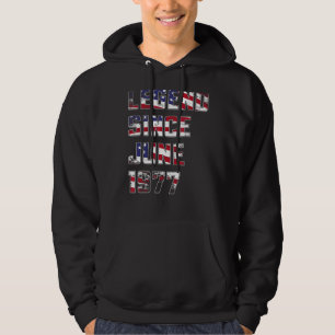 Sudadera Leyenda de 45 años desde junio de 1977