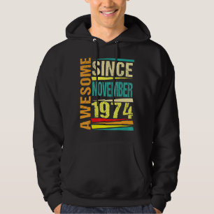 Sudadera Leyenda de 48 años desde noviembre de 1974 48º nac