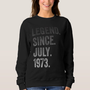Sudadera Leyenda de 49 años desde julio de 1973