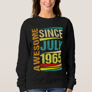 Sudadera Leyenda de 57 años desde julio de 1965 57º cumplea
