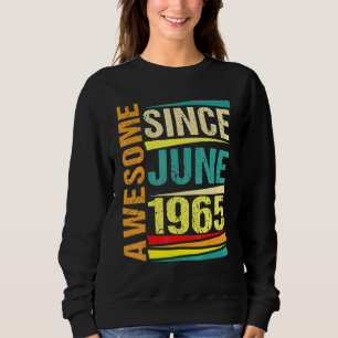 Sudadera Leyenda de 57 años desde junio de 1965 57 cumpleañ