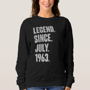 Sudadera Leyenda de 59 años desde julio de 1963