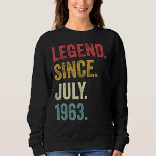 Sudadera Leyenda de 59 años desde julio de 1963
