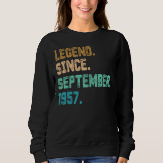 Sudadera Leyenda de 65 años desde septiembre de 1957