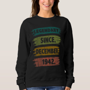 Sudadera Leyenda de 80 años desde diciembre de 1942