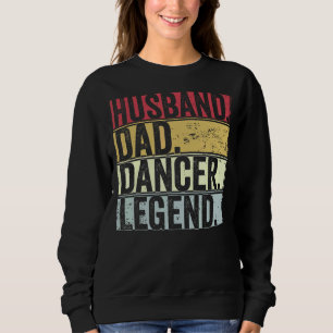 Sudadera Leyenda de bailarina de papá de marido de familia