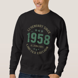 Sudadera Leyenda de cumpleaños de 63 años