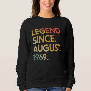 Sudadera Leyenda de época de 53 años desde agosto de 1969 5