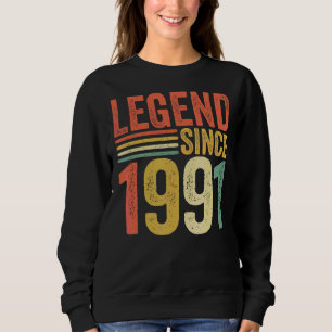 Sudadera Leyenda de época desde 1991 31º retro