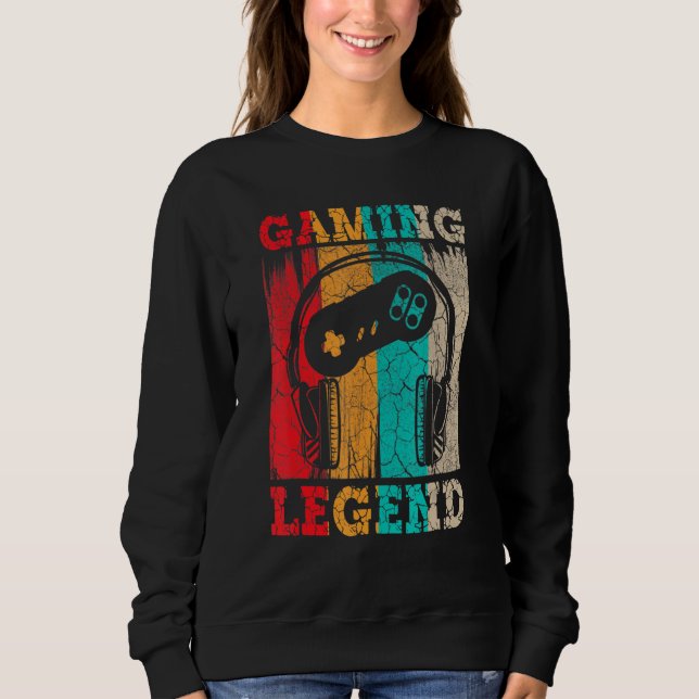 Sudadera Leyenda de juegos Pc Gamer Videojuegos Niños Adole (Anverso)