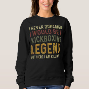 Sudadera Leyenda de Kickboxing Vintage Kickboxer