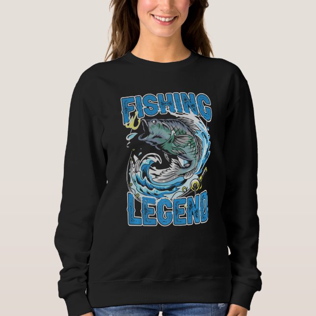 Sudadera Leyenda de la pesca (Anverso)