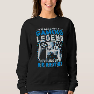 Sudadera Leyenda de los videojuegos subiendo a hermano mayo