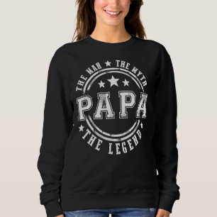 Sudadera Leyenda De Mito Del Hombre Del Papa Para El Padre