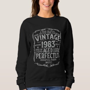 Sudadera Leyenda de mito masculino de 1983 de 40 años regal