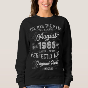 Sudadera Leyenda de Mitos del Hombre Agosto de 1966 56º cum