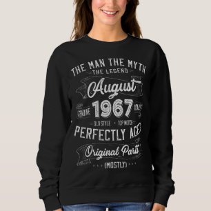 Sudadera Leyenda de Mitos del Hombre Agosto de 1967 55º cum