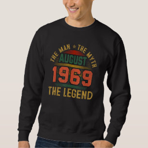 Sudadera Leyenda de Mitos del Hombre Agosto de 1969 53er cu