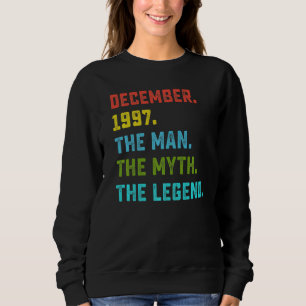 Sudadera Leyenda de Mitos del Hombre de los Hombres Diciemb