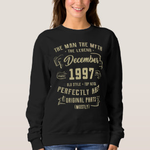 Sudadera Leyenda de Mitos del Hombre de los Hombres Diciemb