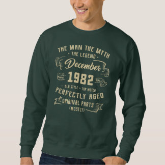 Sudadera Leyenda de Mitos del Hombre de los Hombres Diciemb